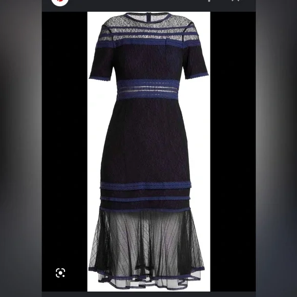 JONATHAN Simkhai lace panel midi dress-size 2